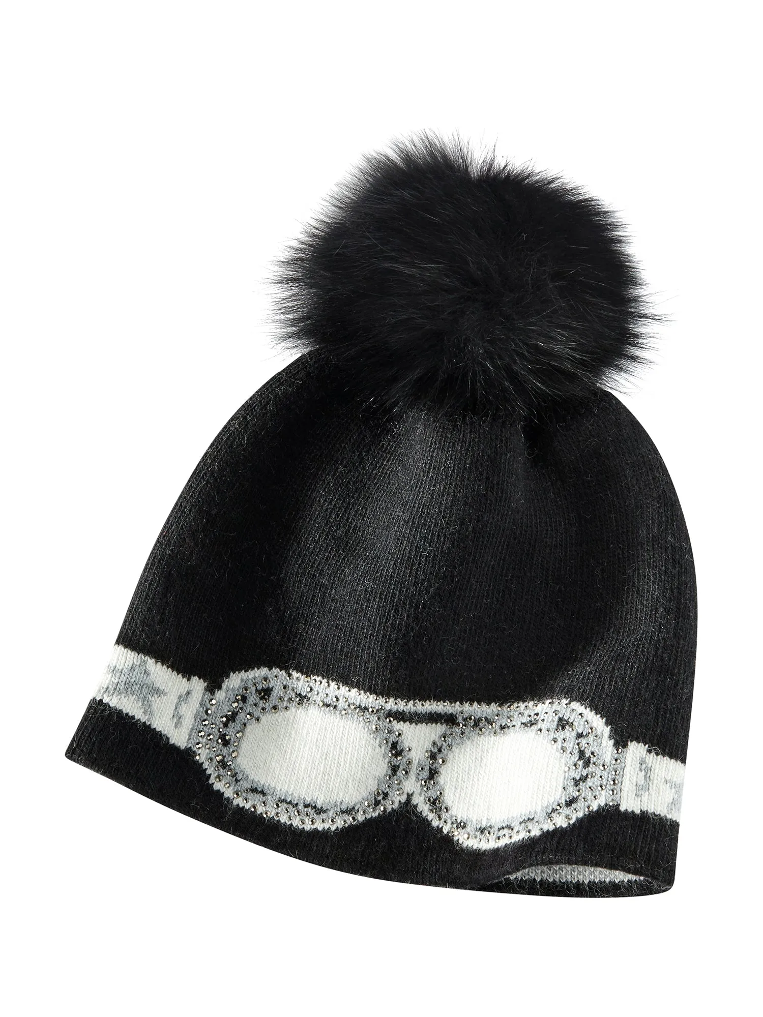 Sunglass Pom Knit Hat