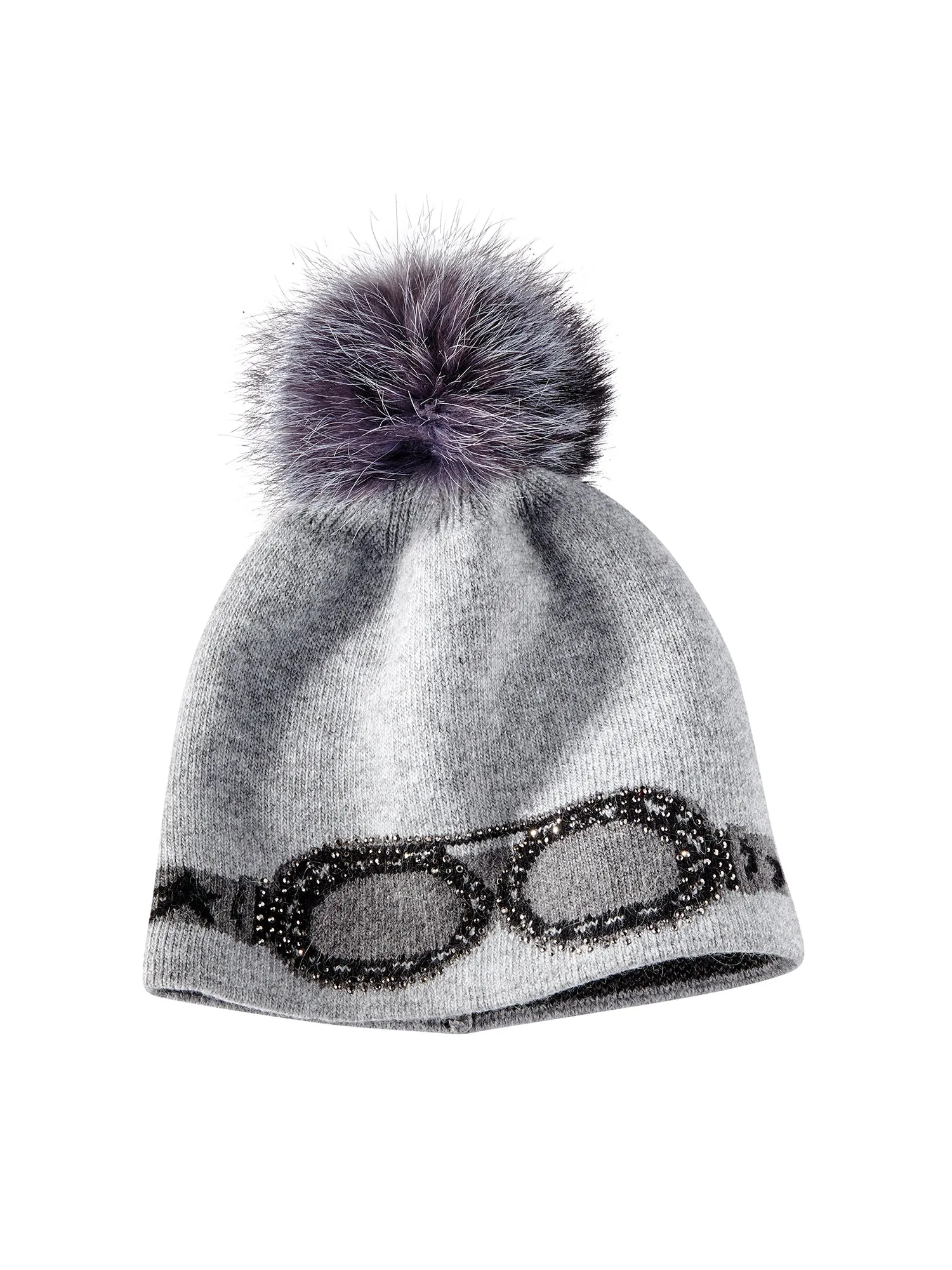 Sunglass Pom Knit Hat