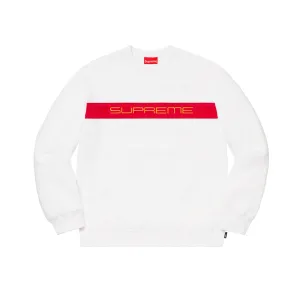 Supreme Polartec Crewneck White