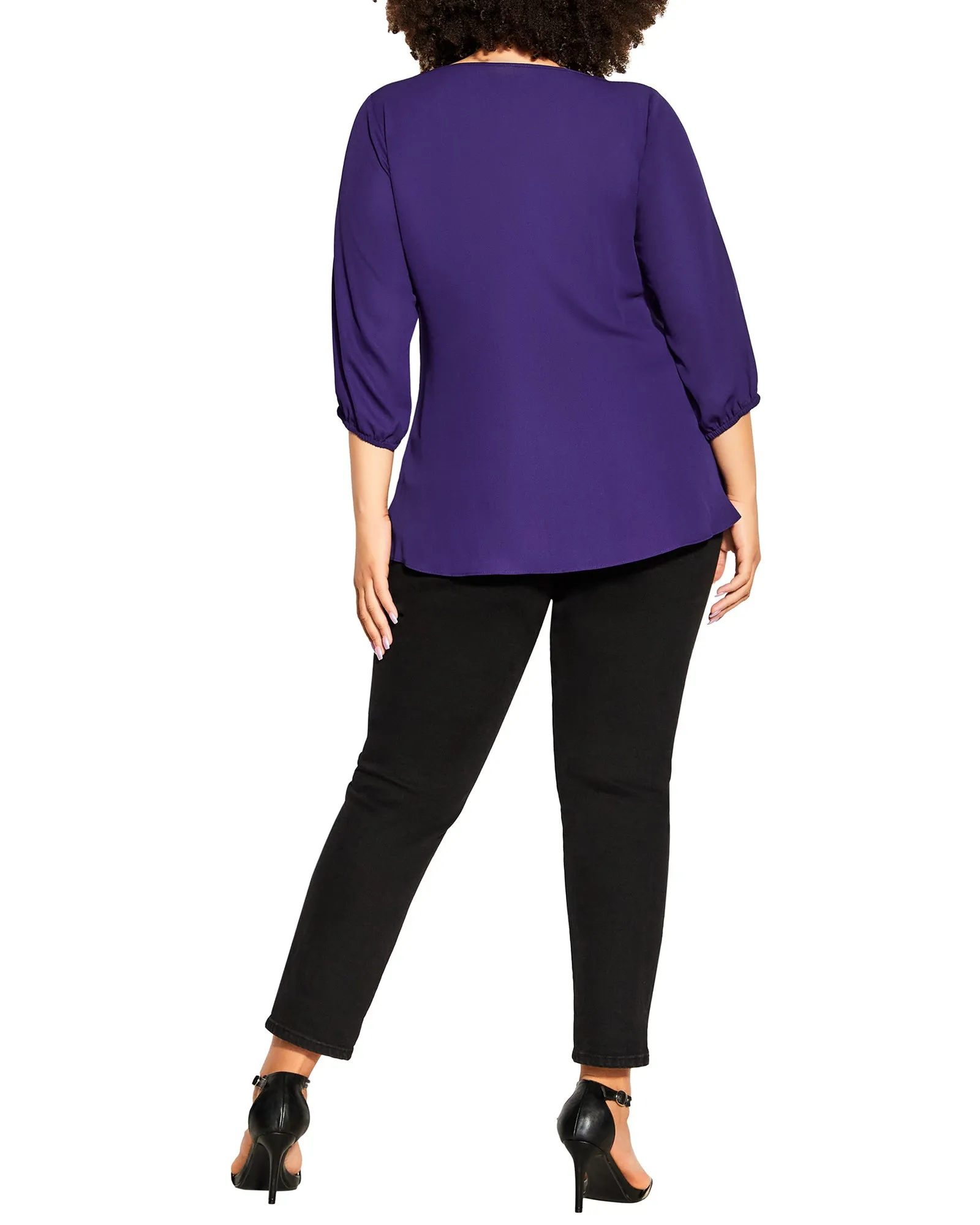 Sylvie Fling Top | Purple