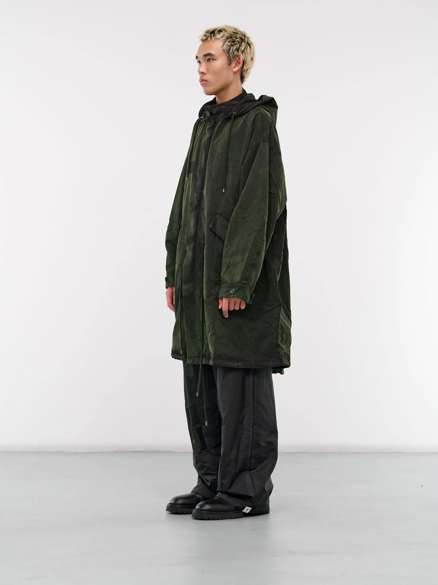 Technical Cotton Parka (H526Y02W90-4559-KHAKI-GREEN-MU)