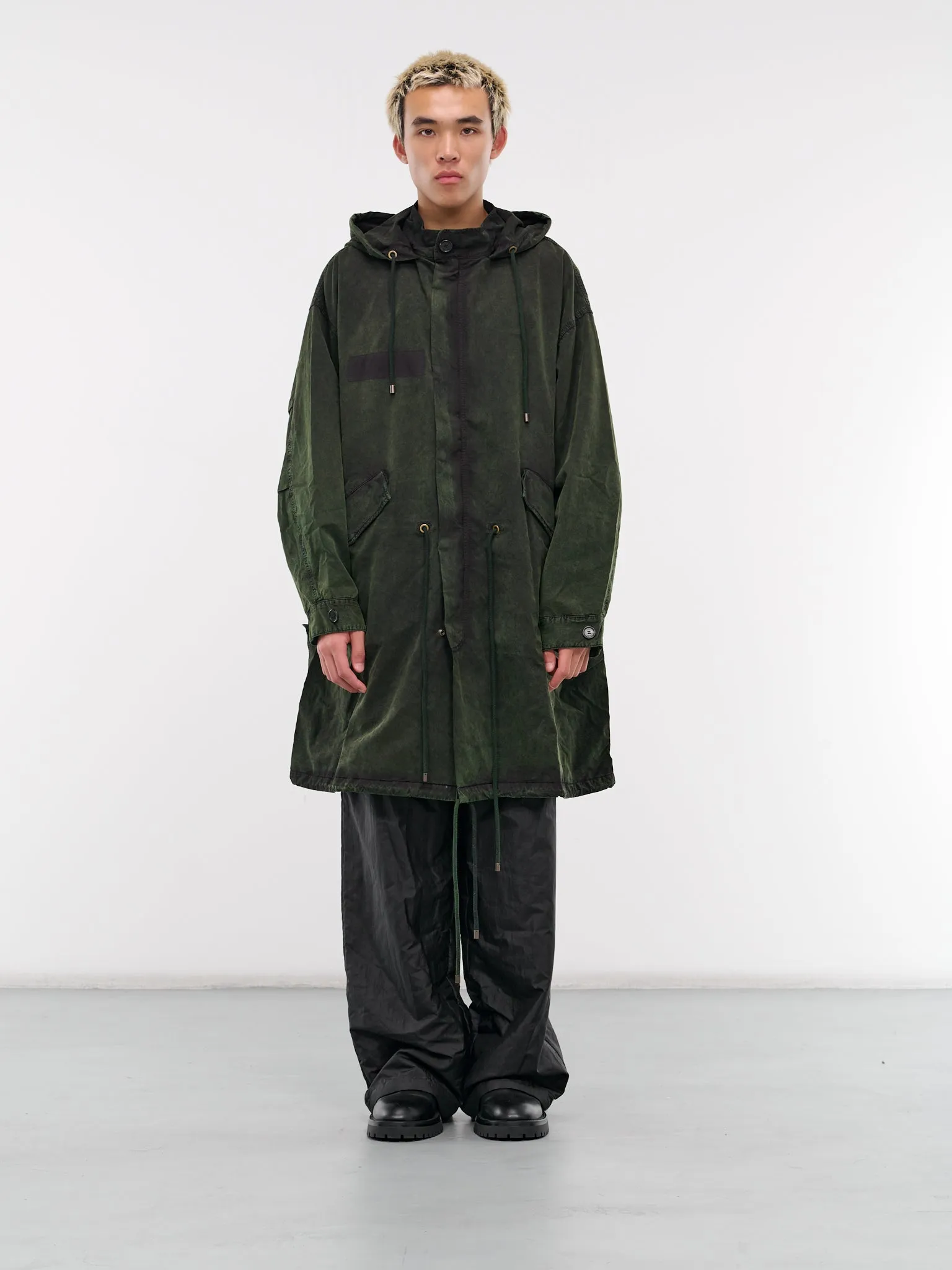 Technical Cotton Parka (H526Y02W90-4559-KHAKI-GREEN-MU)