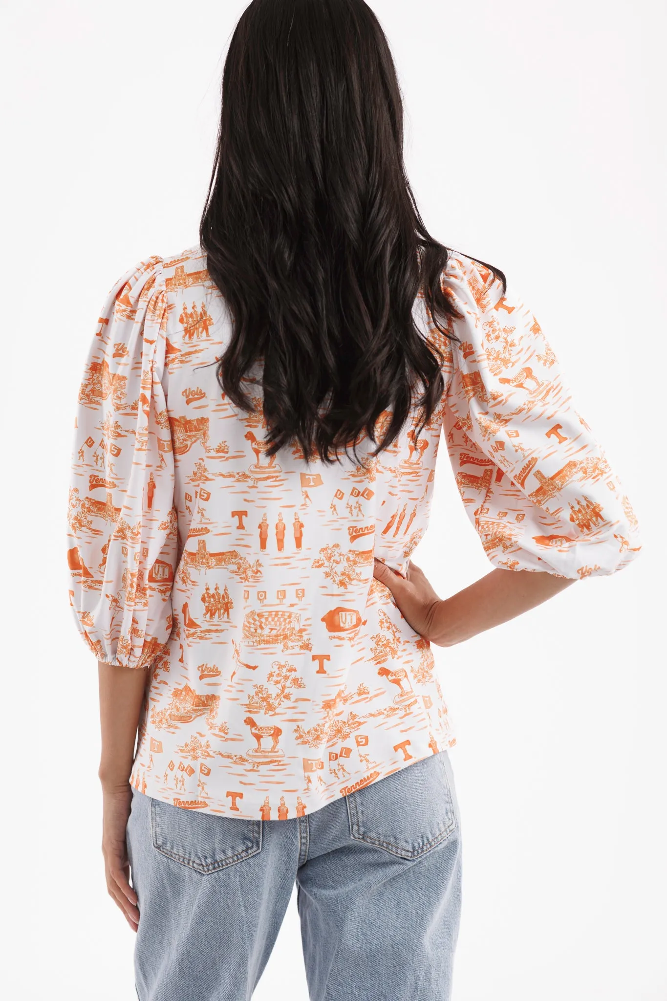 The Eliza Top - Tennessee Toile