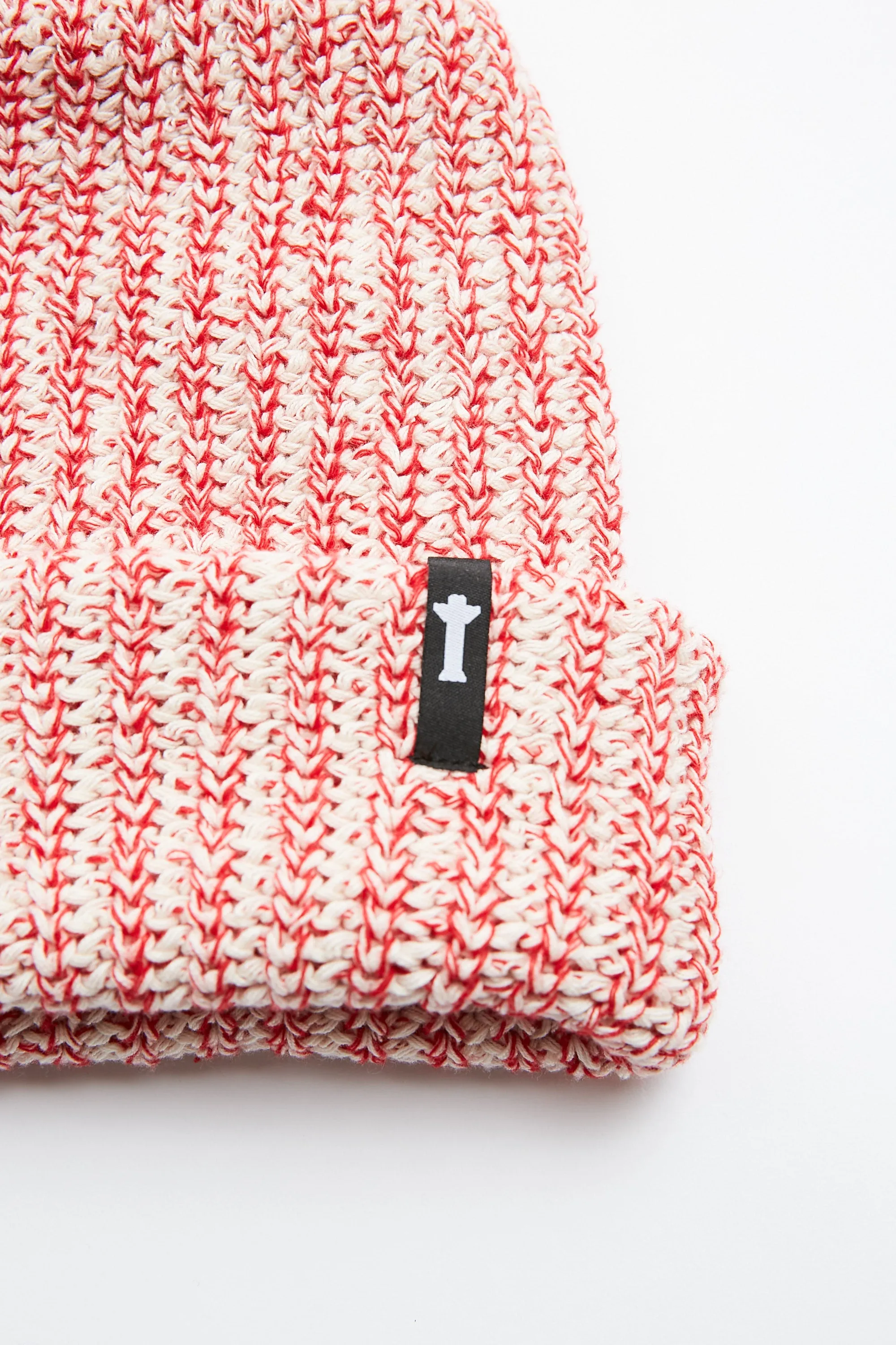 Totem Brand Co. Marled Watch Cap Beanie - Red/Heather