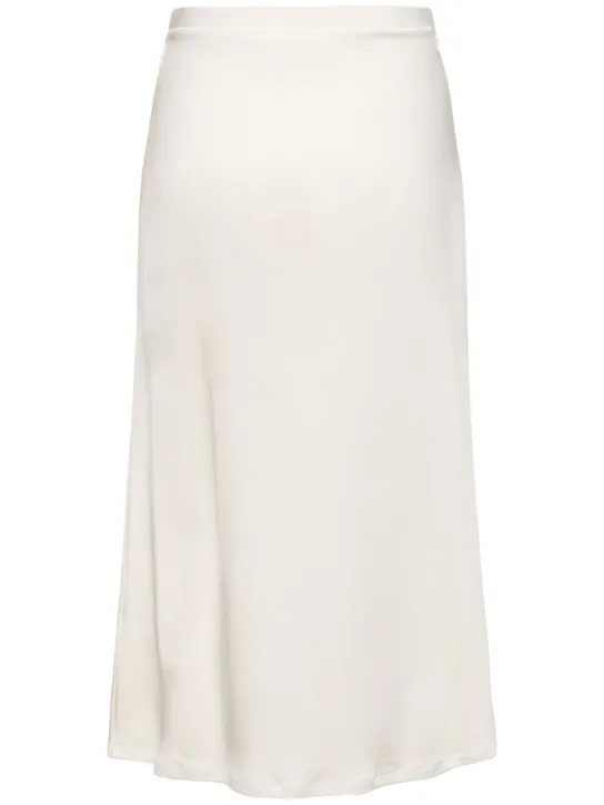 TOVE   Flor viscose jersey midi skirt 