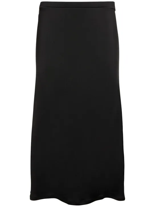 TOVE   Flor viscose jersey midi skirt 