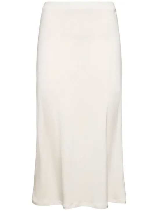 TOVE   Flor viscose jersey midi skirt 