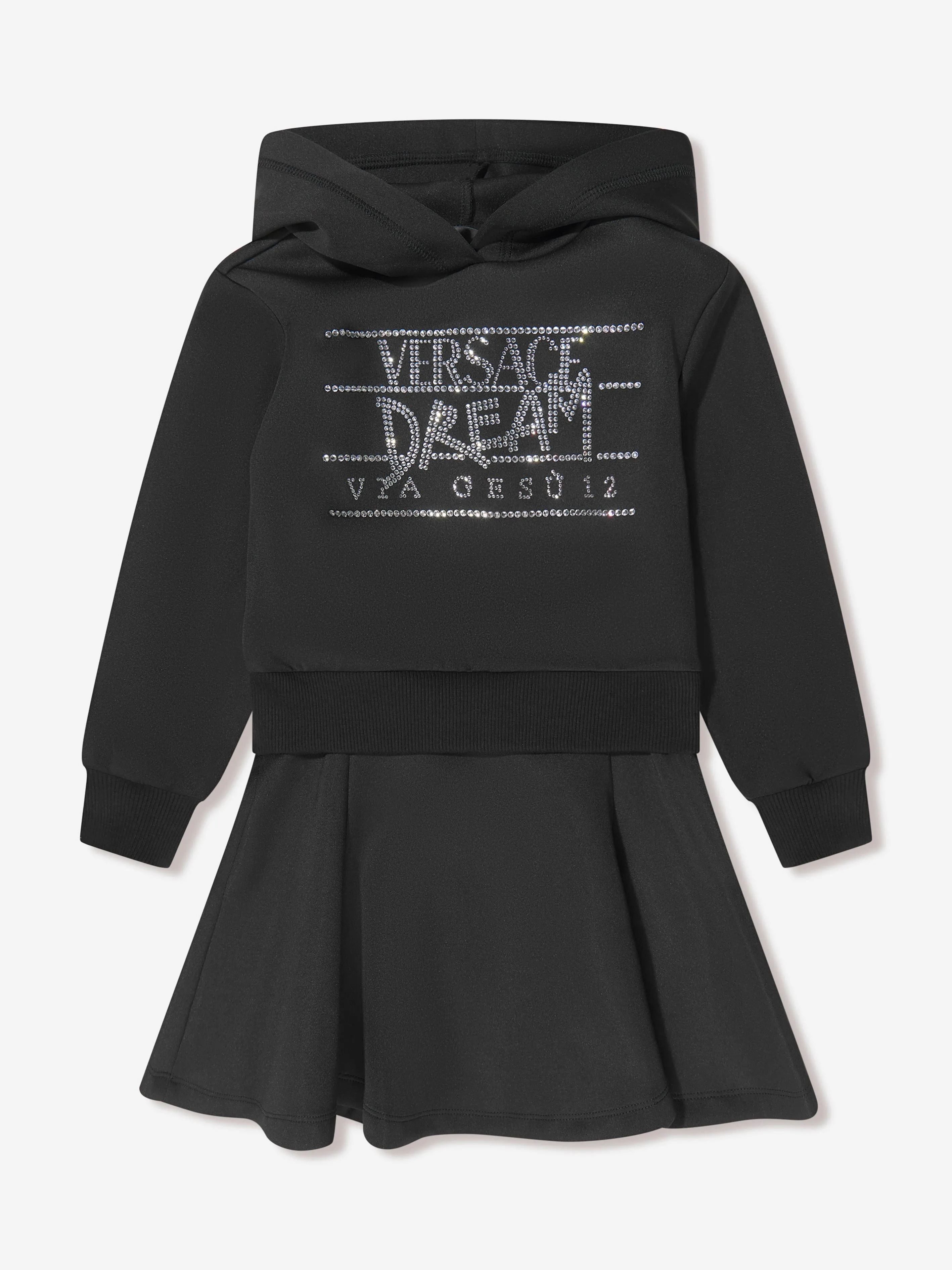 Versace Girls Hooded Sweater Dress