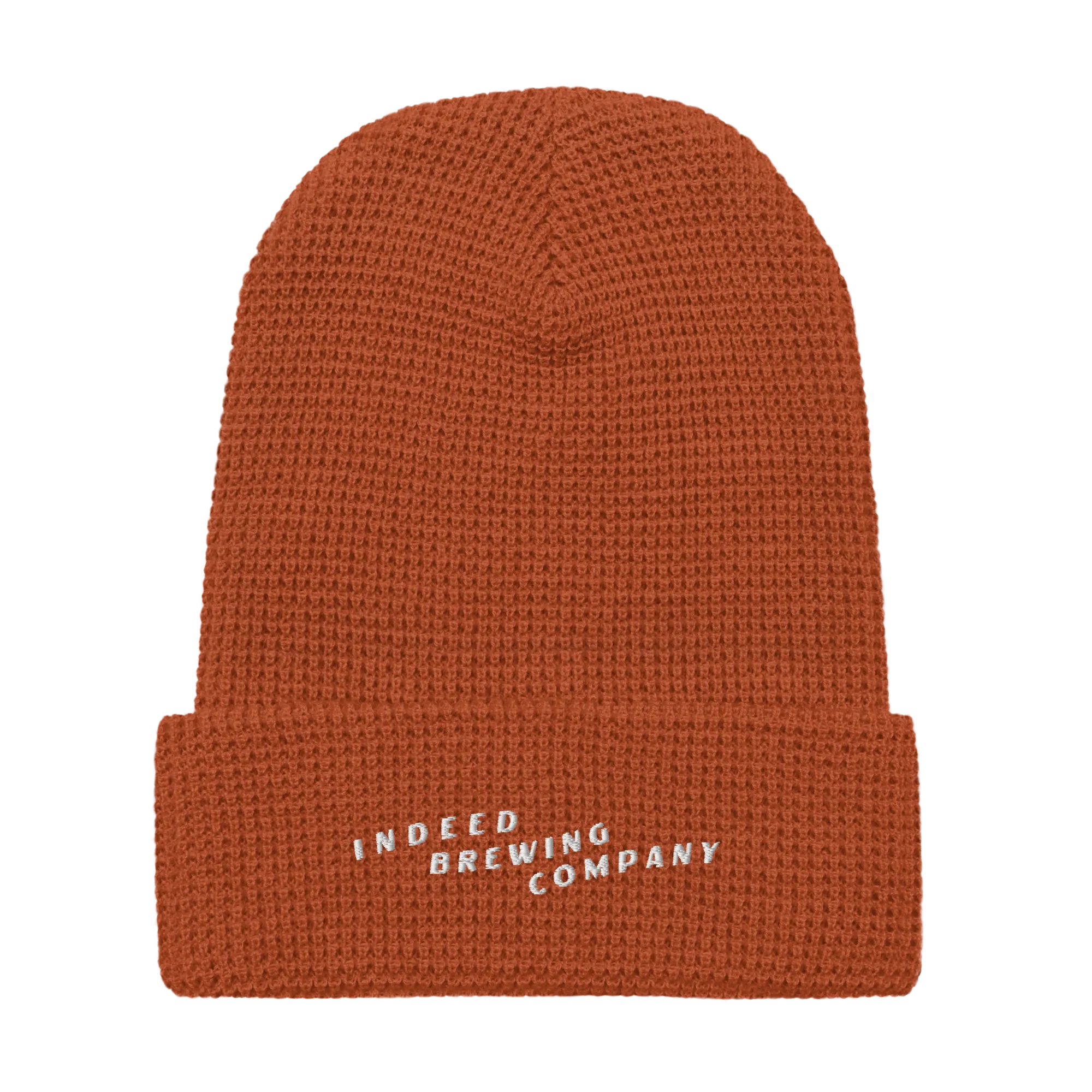 Wavy Logo Waffle Beanie