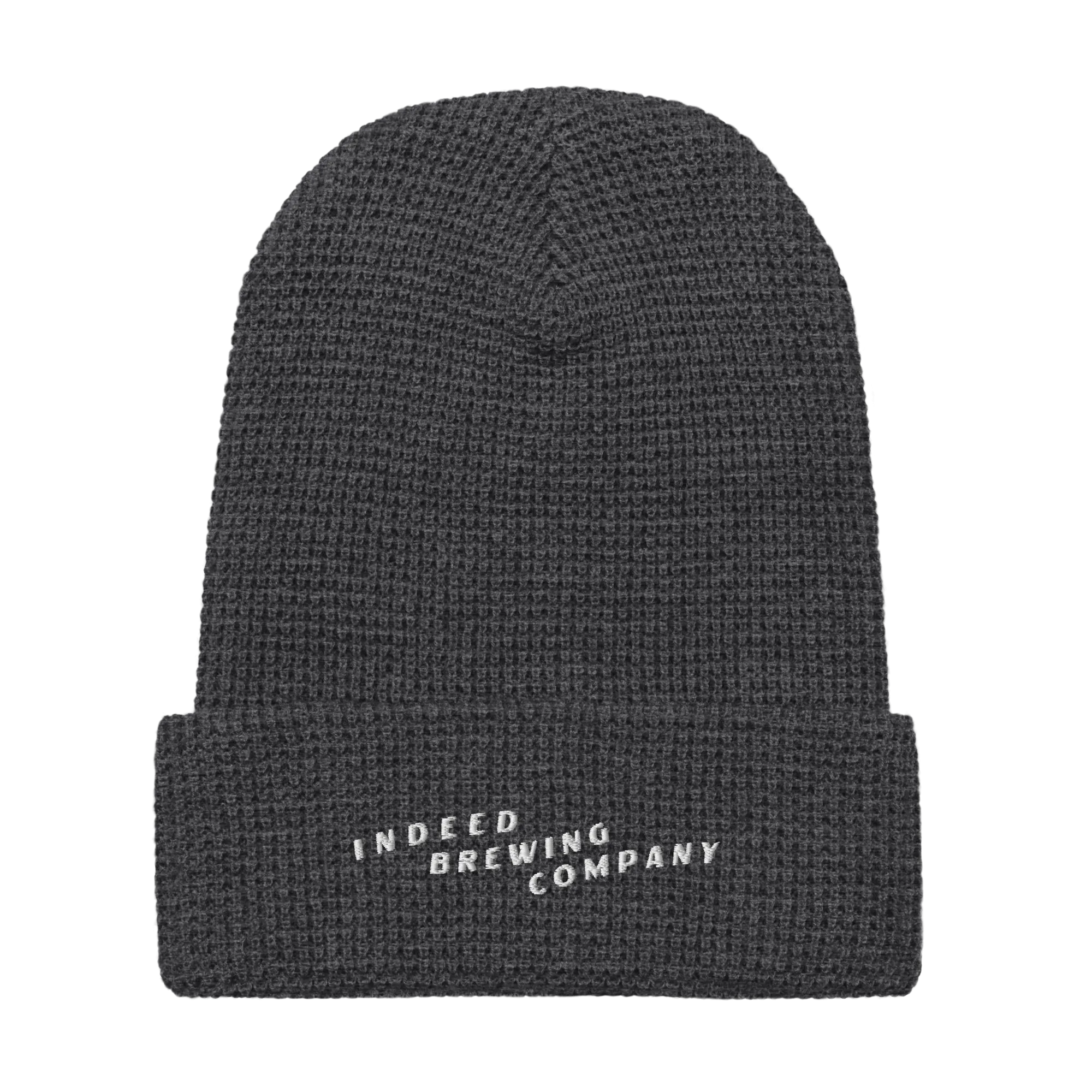 Wavy Logo Waffle Beanie