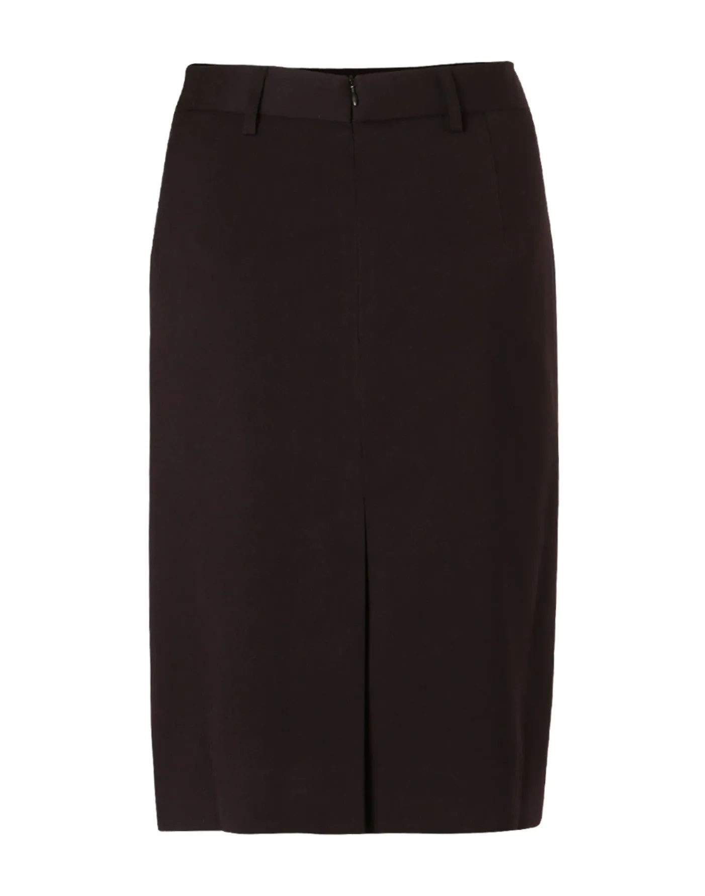 Women's Poly/Viscose Stretch Mid Length Lined Pencil Skirt