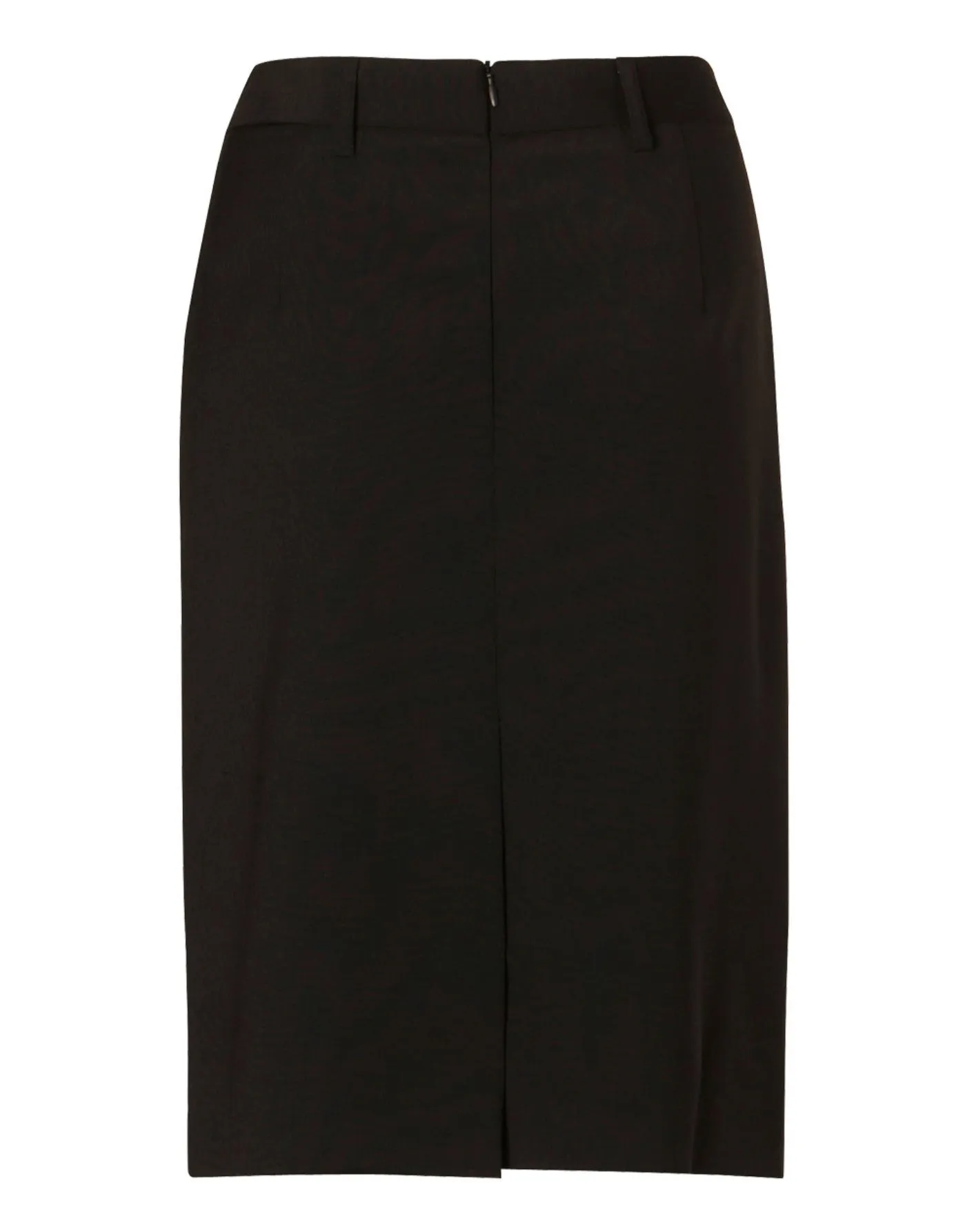 Women's Wool Blend Stretch Mid Length Lined Pencil Skirt