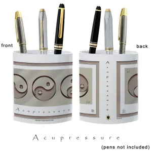 Yin Yang Pencil Holder "Metal" (Acupressure)