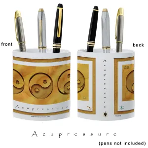 Yin Yang Pencil Holder "Wood" (Acupressure)