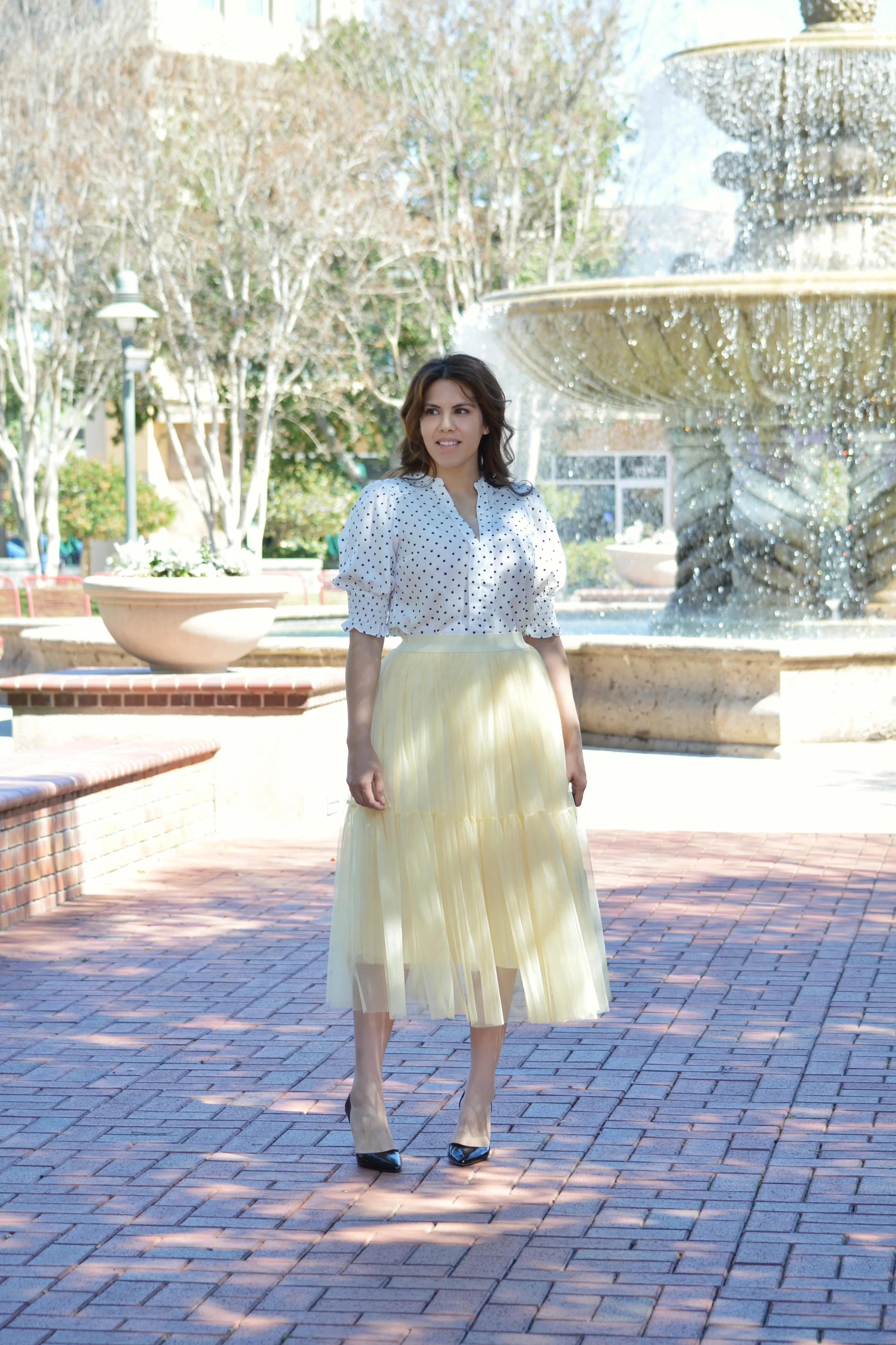 Yvonne Yellow Tulle Skirt