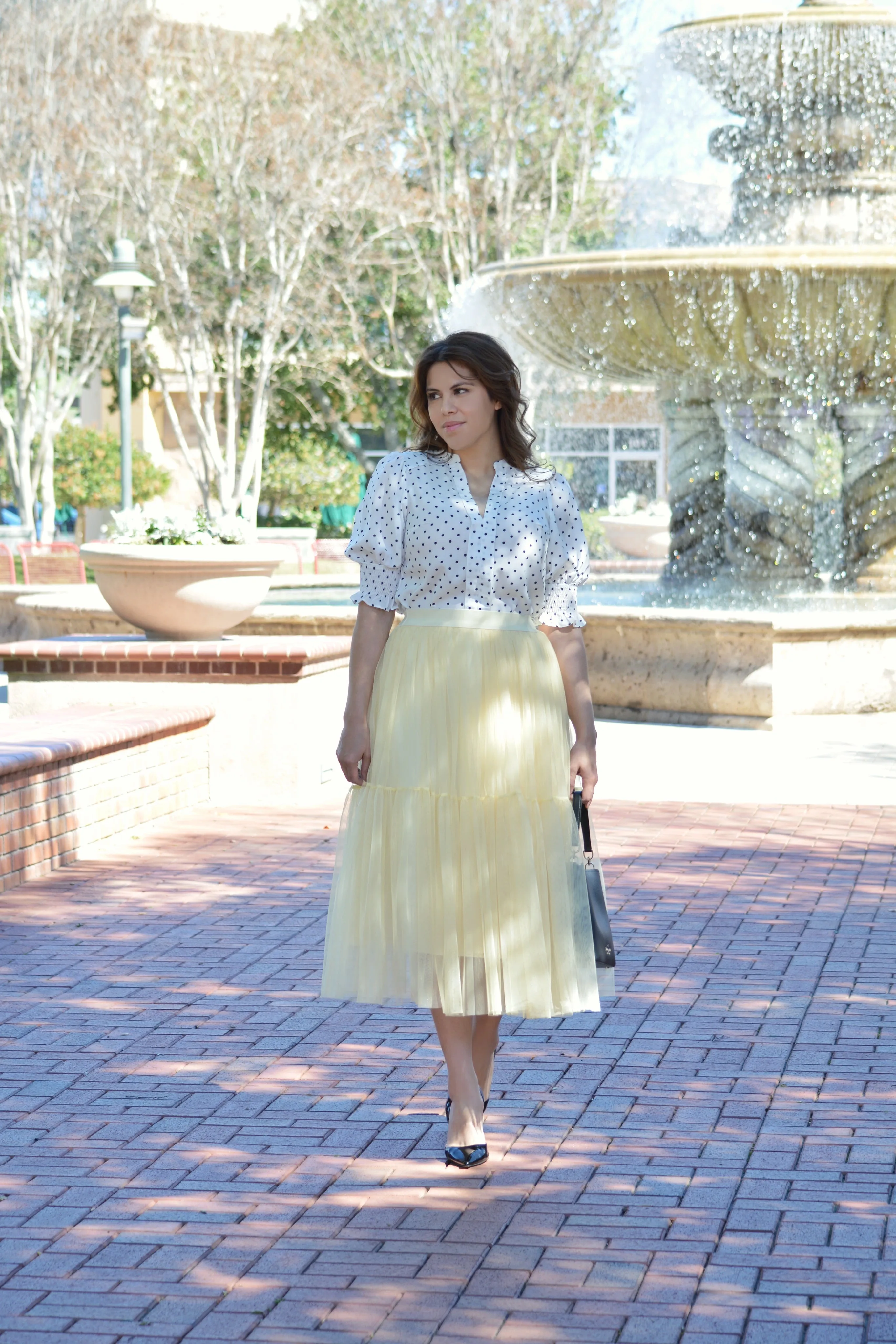 Yvonne Yellow Tulle Skirt