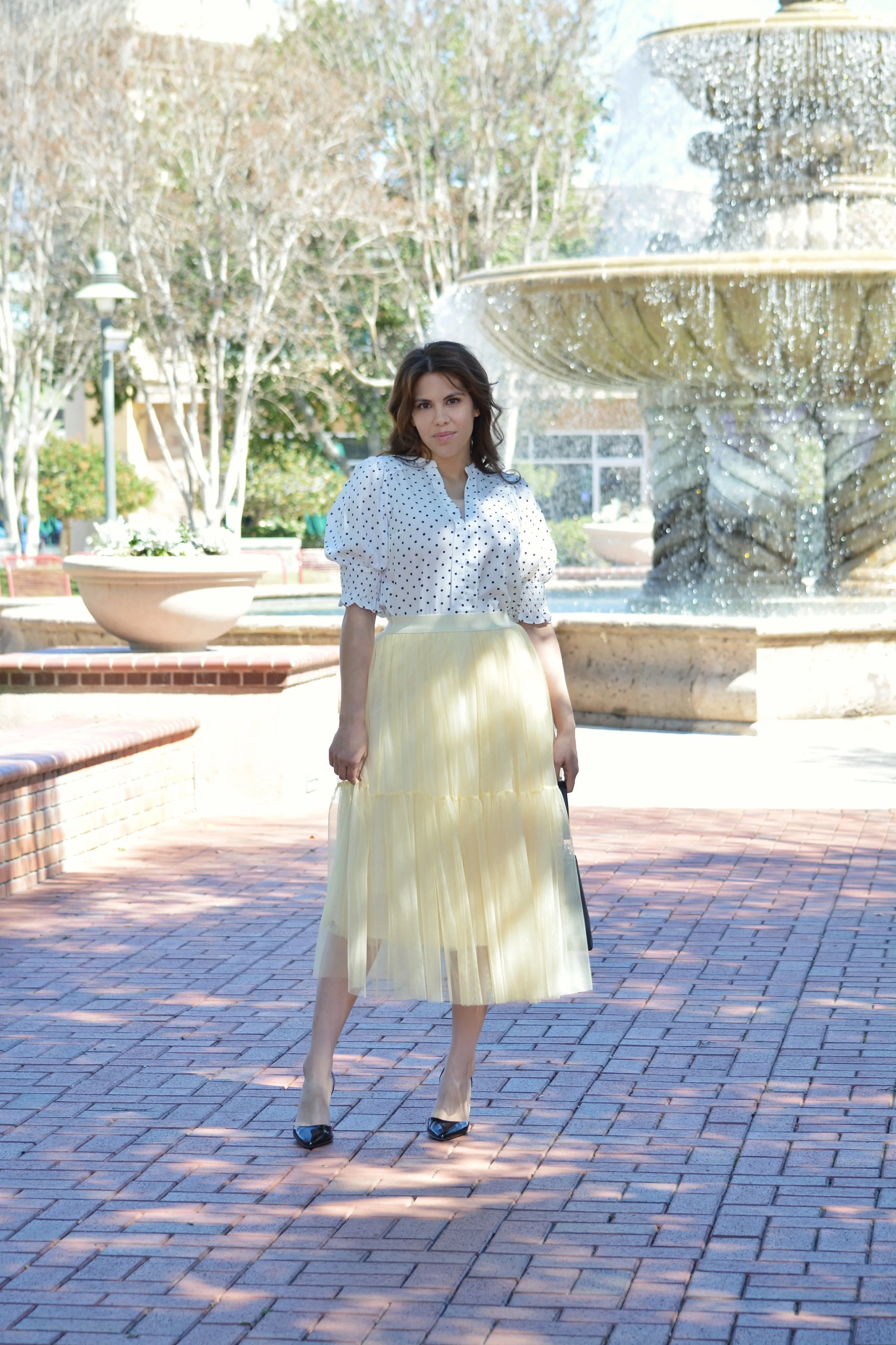 Yvonne Yellow Tulle Skirt