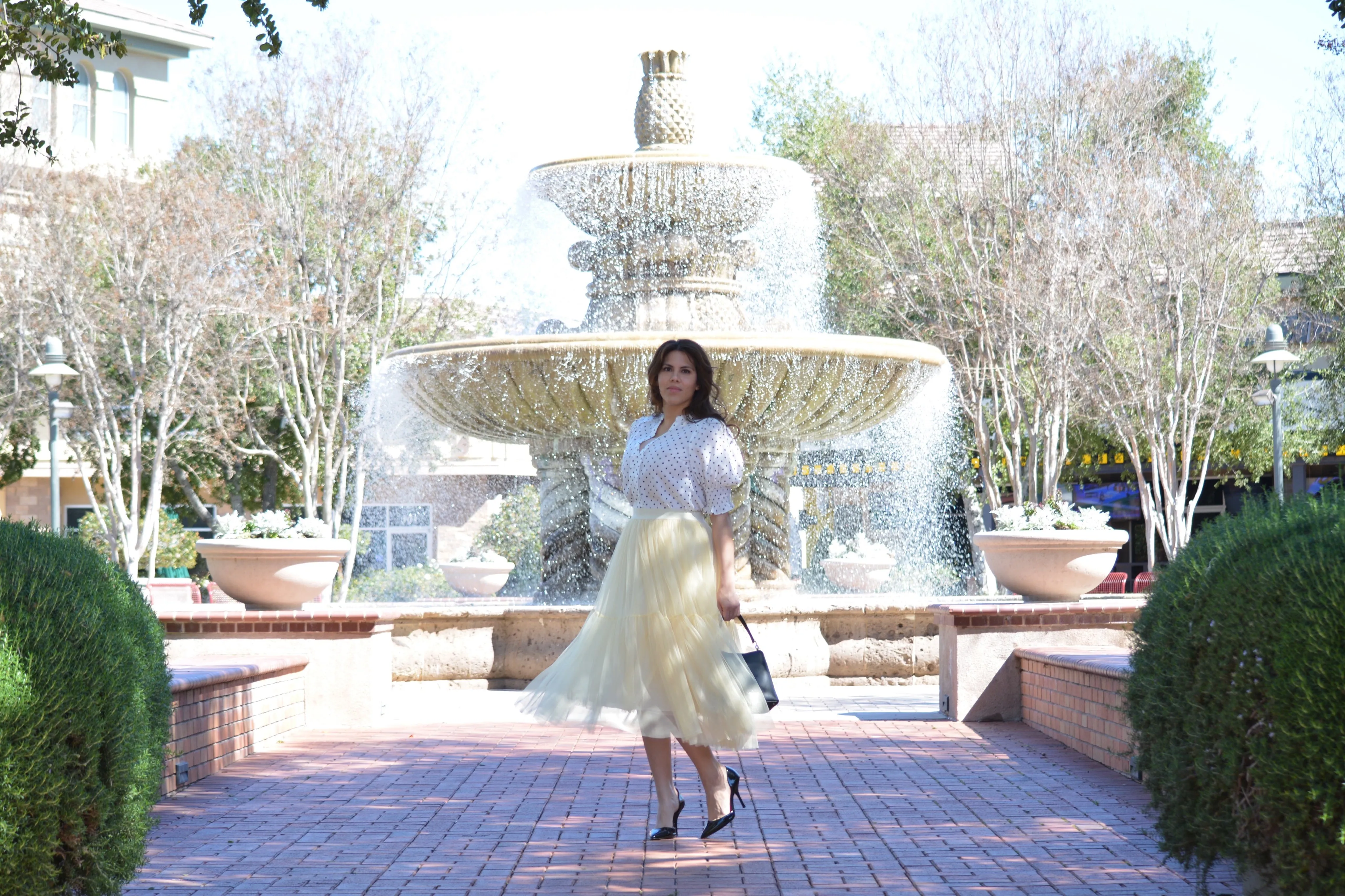 Yvonne Yellow Tulle Skirt