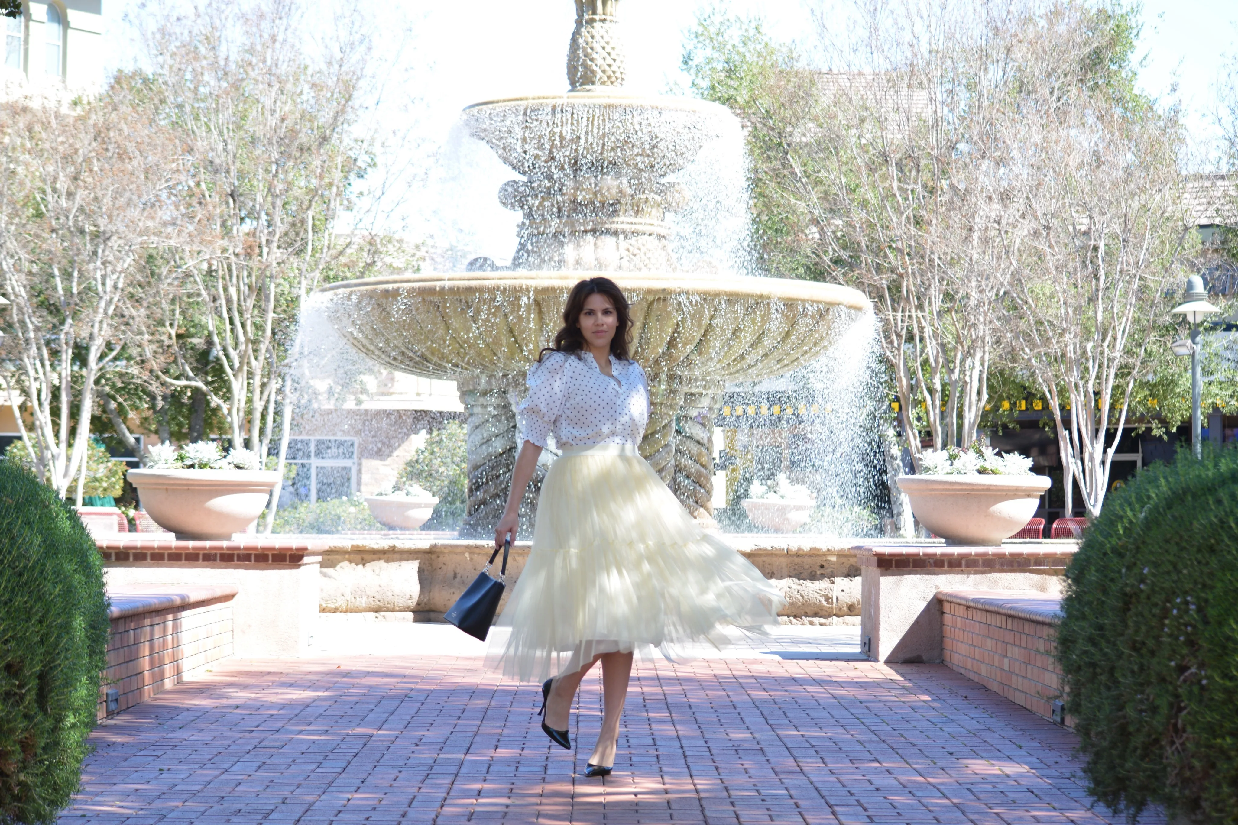 Yvonne Yellow Tulle Skirt