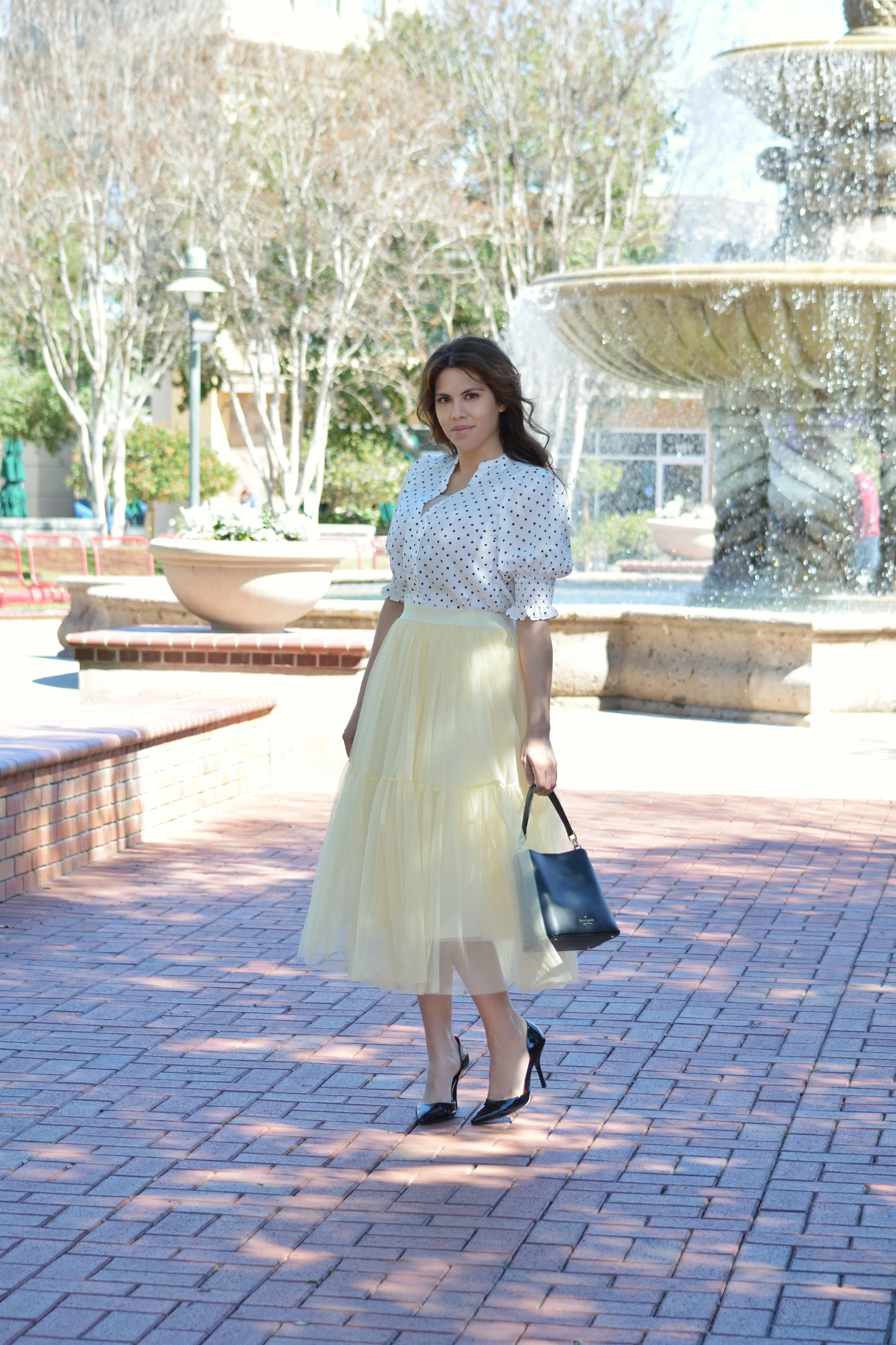 Yvonne Yellow Tulle Skirt