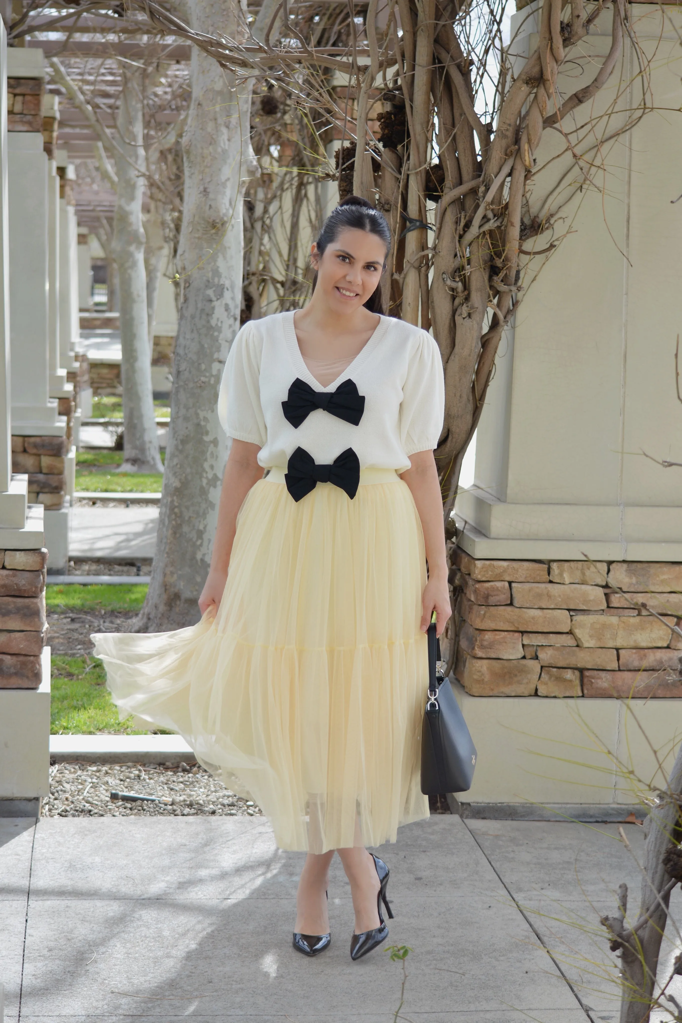 Yvonne Yellow Tulle Skirt